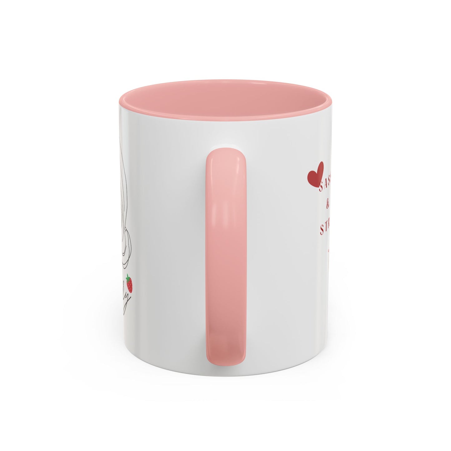 Mug "Sassy, Classy & a Little Strawberry 🍓✨"