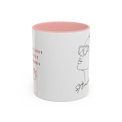 Mug "Sassy, Classy & a Little Strawberry 🍓✨"